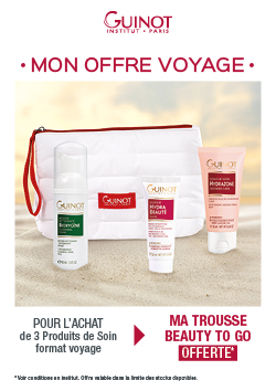 Offre Beauty To Go : vos soins pr&eacute;f&eacute;r&eacute;s au format voyage